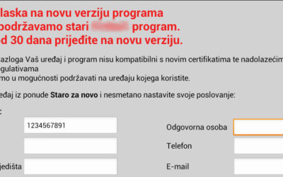 Ako vam prijete gašenjem fiskalne blagajne pod izlikom novih EU uredbi, ne nasjedajte!