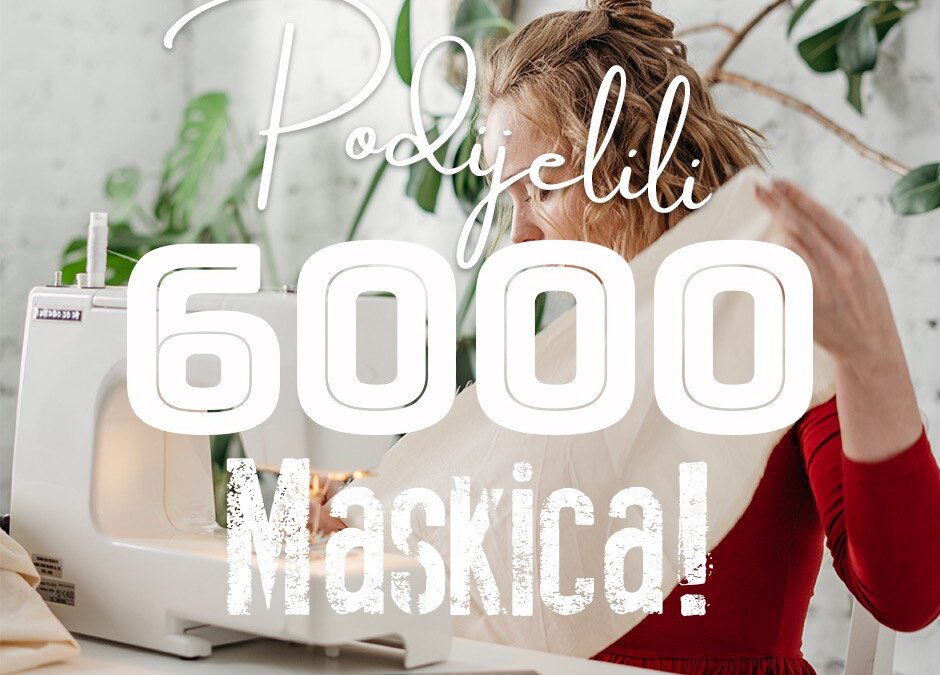 Akcija Pomozimo zajedno uspješno završena: podijeljeno je 6000 maskica