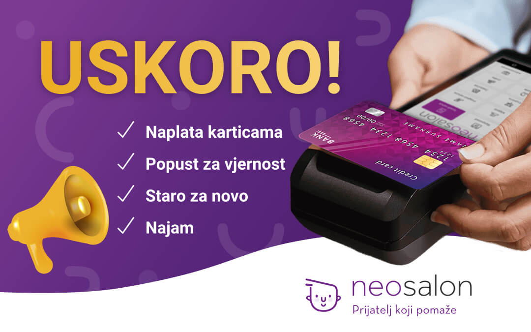 Neosalon najpovoljnija blagajna uskoro i POS uređaj ujednom